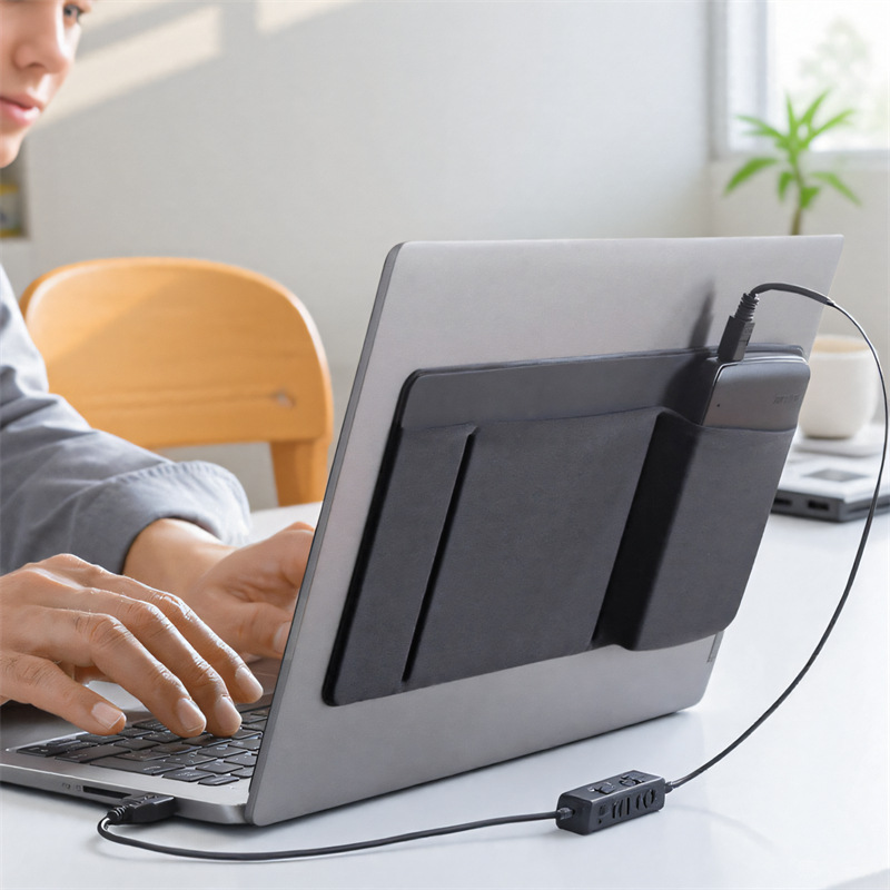 Laptop Accessories Pouch - Самоклеящийся чехол для хранения мыши, сумка